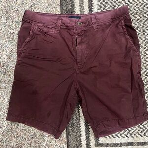 American Eagle Men's Burgundy Shorts
